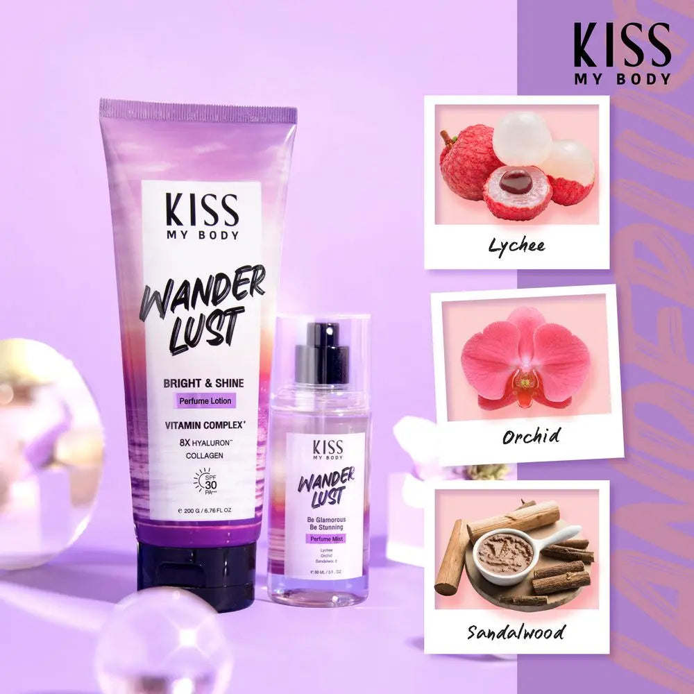 SPF 30 PA+++ لوشن معطر لتفتيح وإشراقة البشرة كيس ماي بودي برايت شاين وندرلاست بعامل حماية My Store