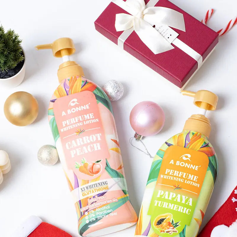 أبوني لوشن تفتيح الجسم معطر بالبابايا والكركم بحجم 500 مل - Goodthings.bkk