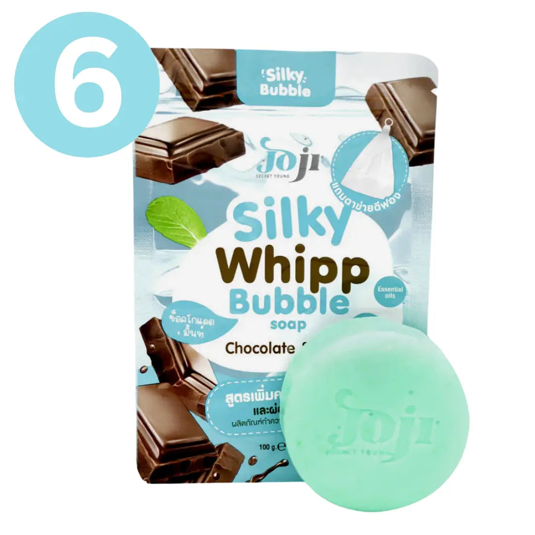 صابونة جوجي سيكرت يونغ سيلكي ويب الفقاعية بالشوكولاتة والنعناع 100 جم - Goodthings.bkk