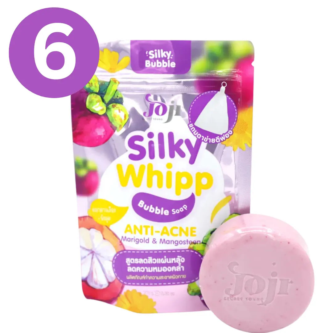 صابونة جوجي سيكرت يونغ سيلكي ويب الفقاعية لمكافحة حب الشباب 100 جم - Goodthings.bkk