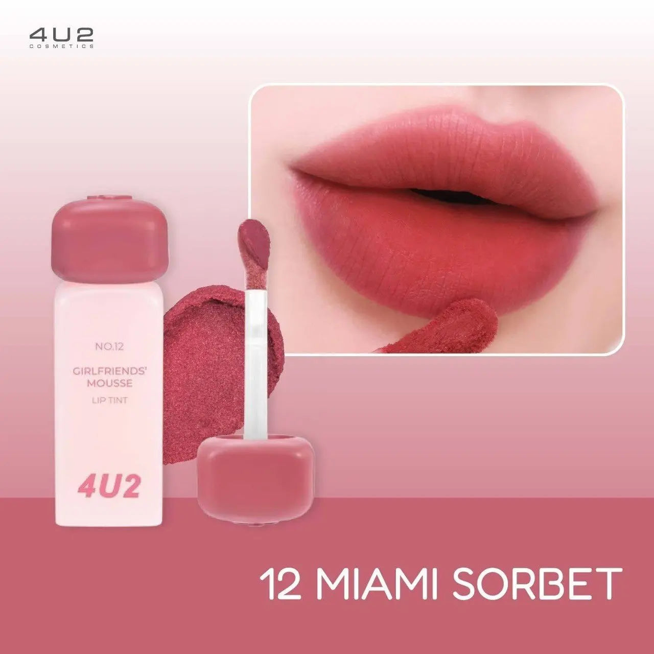 4U2 تينت الشفاه الموس غيرلفريندز فور يو تو - Goodthings.bkk