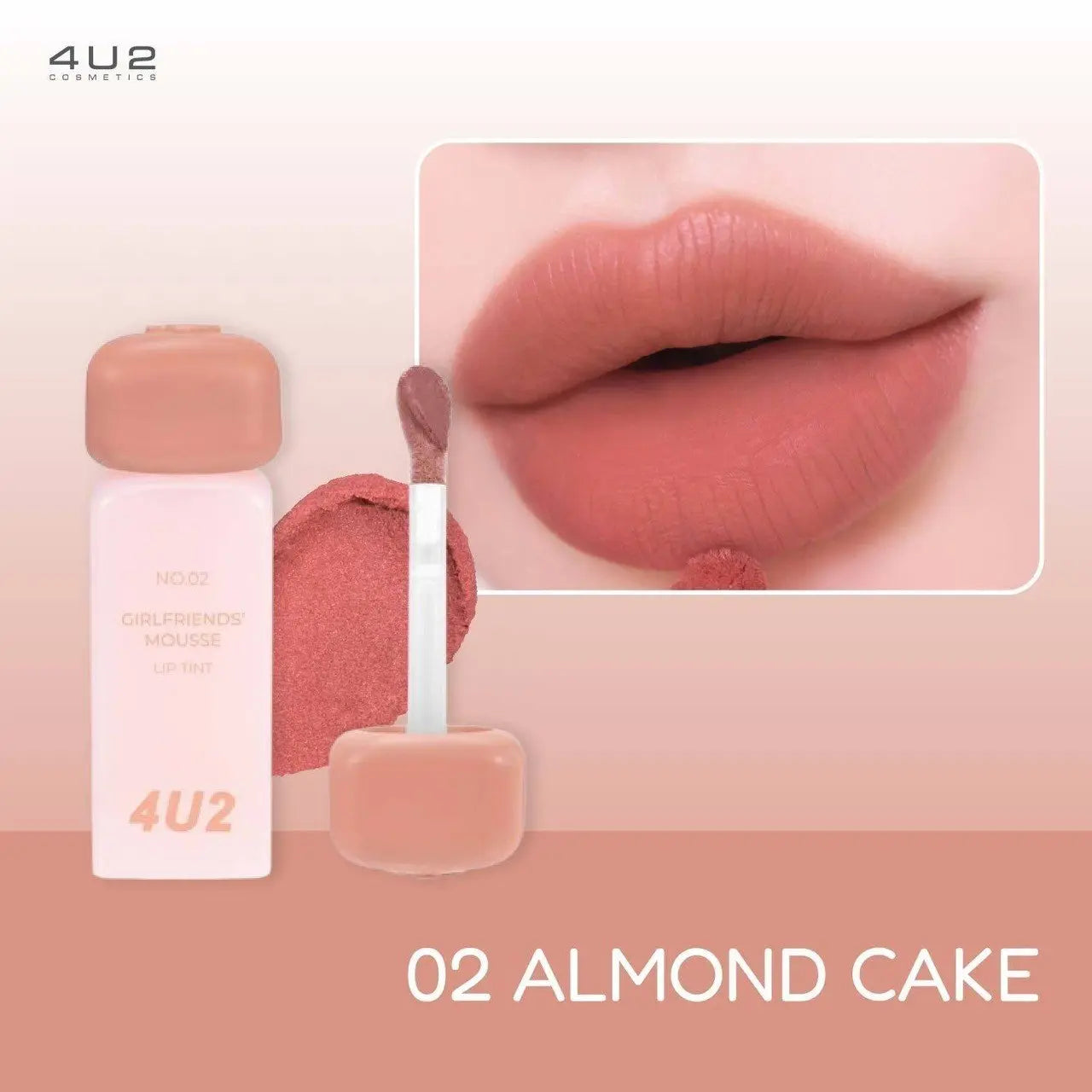 4U2 تينت الشفاه الموس غيرلفريندز فور يو تو - Goodthings.bkk