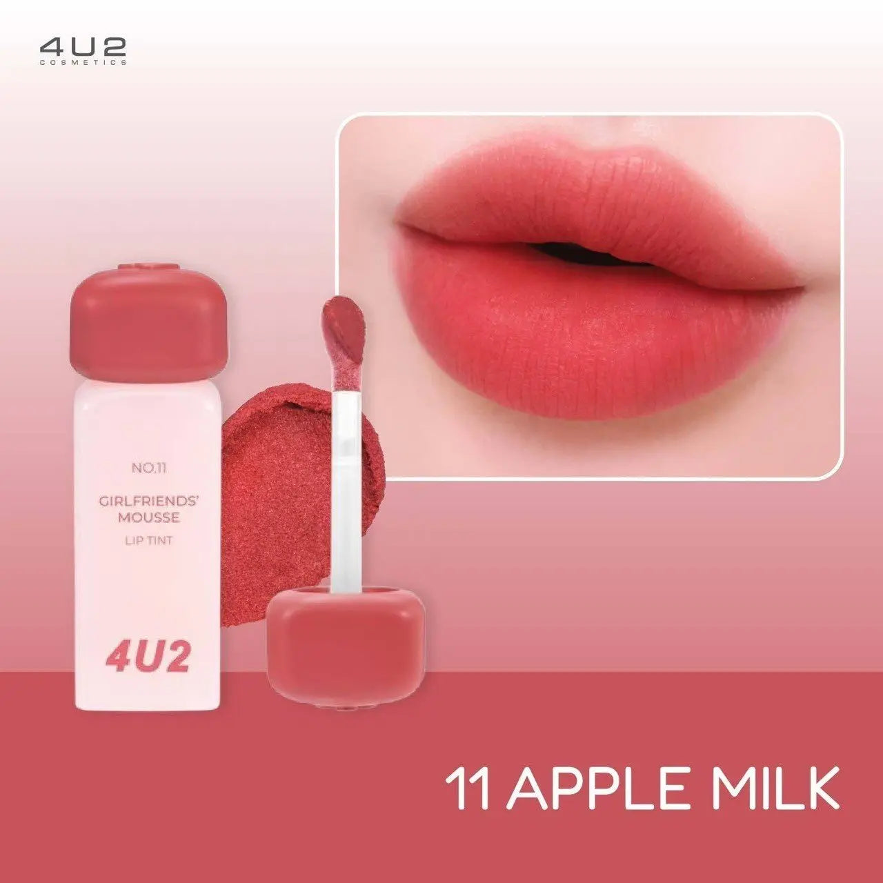 4U2 تينت الشفاه الموس غيرلفريندز فور يو تو - Goodthings.bkk