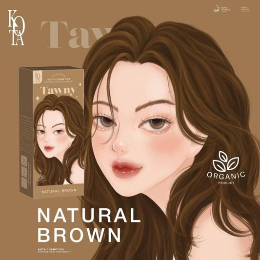 KOTA Color Cream Tawny (Natural Brown) صبغة شعر بمستخلصات طبيعية بني طبيعي Goodthings.bkk