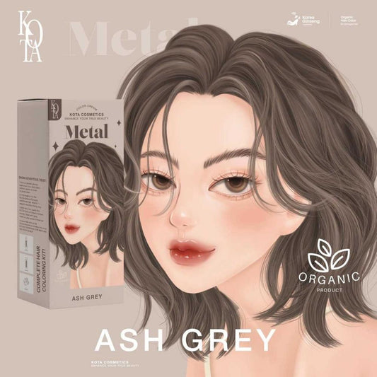 kota cosmetics Metal (Ash Grey) صبغة شعر بمستخلصات طبيعية رمادي Goodthings.bkk