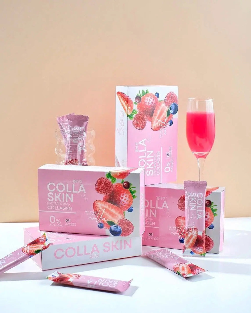 كولاجين كولا سكين: مشروب الإشراقة الكوري الفائق (تريبتيد + غلوتاثيون) Goodthings.bkk