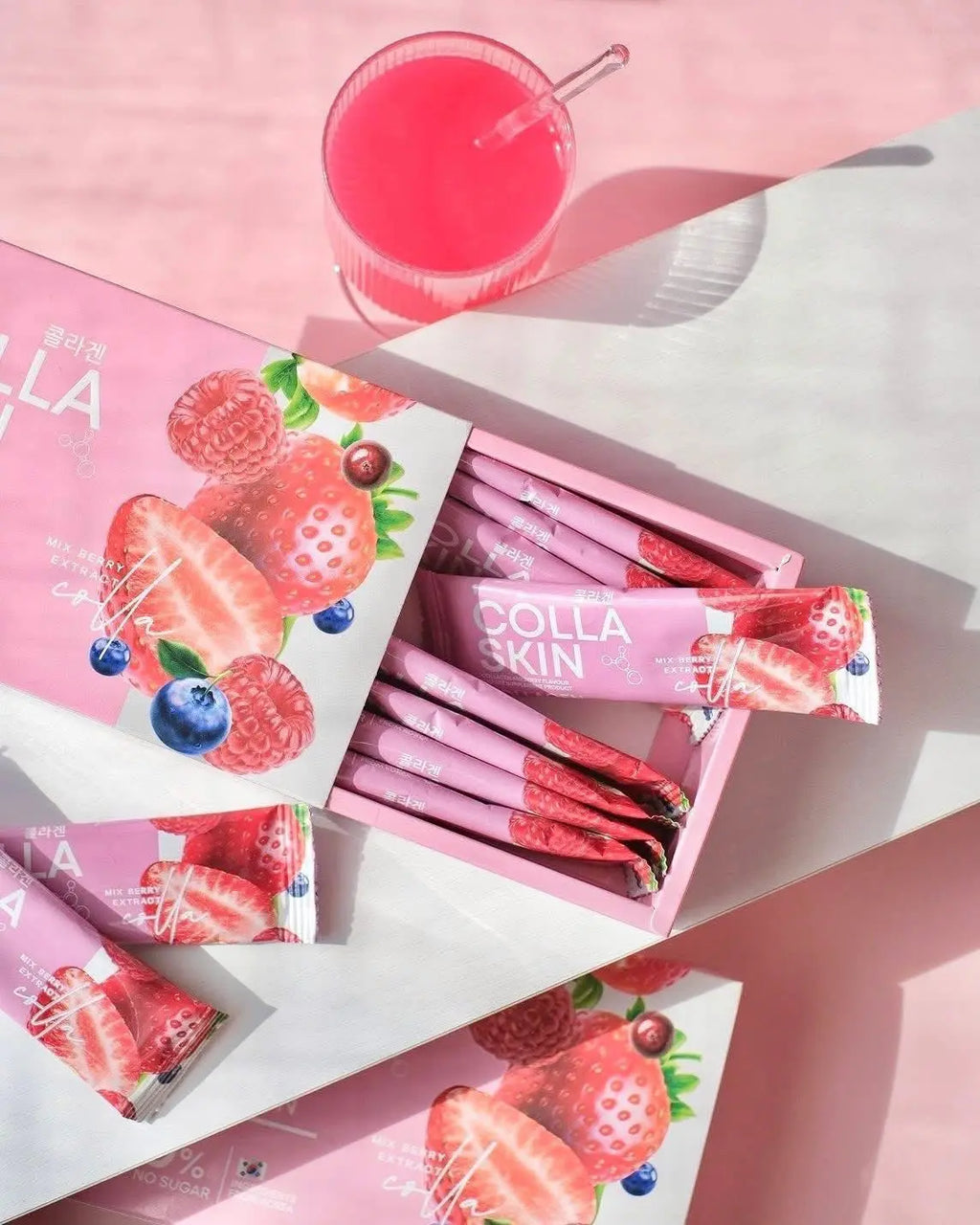 كولاجين كولا سكين: مشروب الإشراقة الكوري الفائق (تريبتيد + غلوتاثيون) Goodthings.bkk