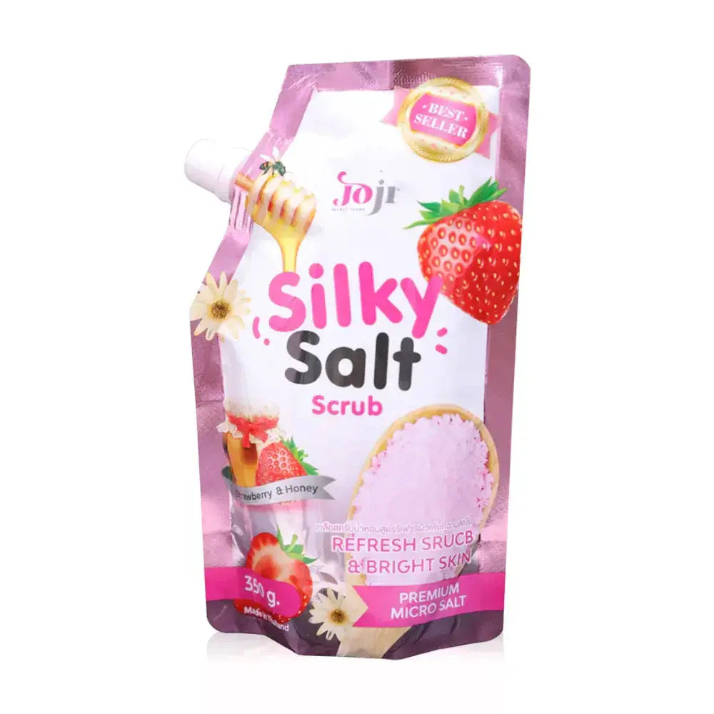 مقشر الملح الحريري من جوجي | بالفراولة والعسل لإشراقة وانتعاش البشرة - 350 جم Goodthings.bkk