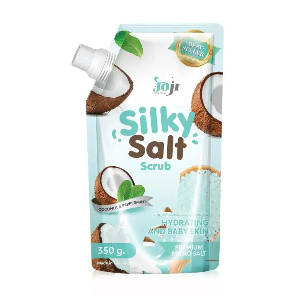 مقشر الملح الحريري من جوجي | بجوز الهند والنعناع لنعومة فائقة - 350 جم Goodthings.bkk