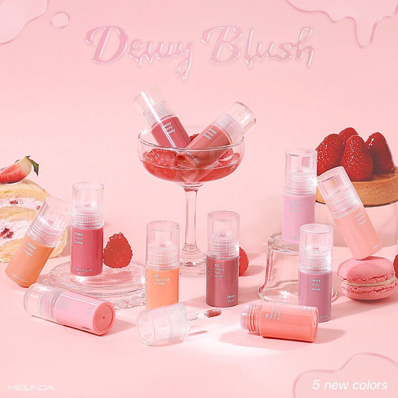 Mei Linda Dewy Blush 5.5ml - مي ليندا ديوي بلاش 5.5 مل