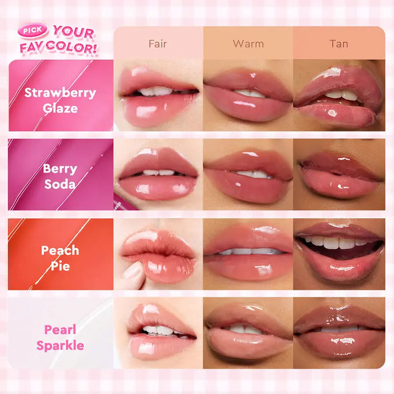 جلاد تو جلو برايتنينج ليب سيروم بيرل سباركل شفاف 7 جم – Glad2Glow Brightening Lip Serum Pearl Sparkle Clear 7g Glad2Glow