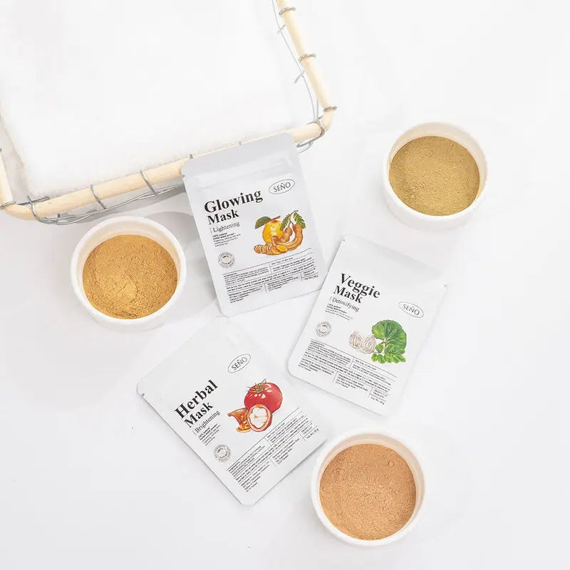 سينو ماسك أعشاب للوجه 20 جم – Seno Herbal Face Mask Powder 20g Seno