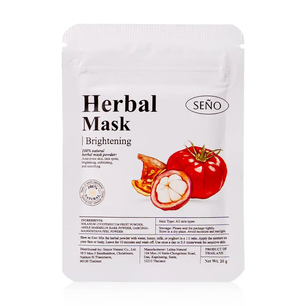 سينو ماسك أعشاب للوجه 20 جم – Seno Herbal Face Mask Powder 20g Seno