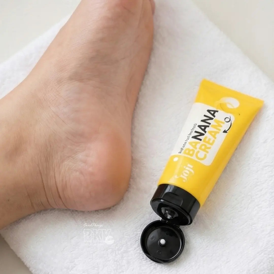 كريم الموز من جوجي (JOJI) لعلاج تشققات القدمين والكعب | نعومة، تفتيح، وإزالة للروائح - 50 جم Goodthings.bkk