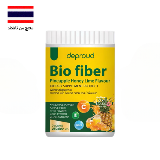 Deproud Bio Fiber Pineapple Honey مشروب ألياف مكمل بايو فايبر بنكهة الأناناس والعسل من دي براود Goodthings.bkk