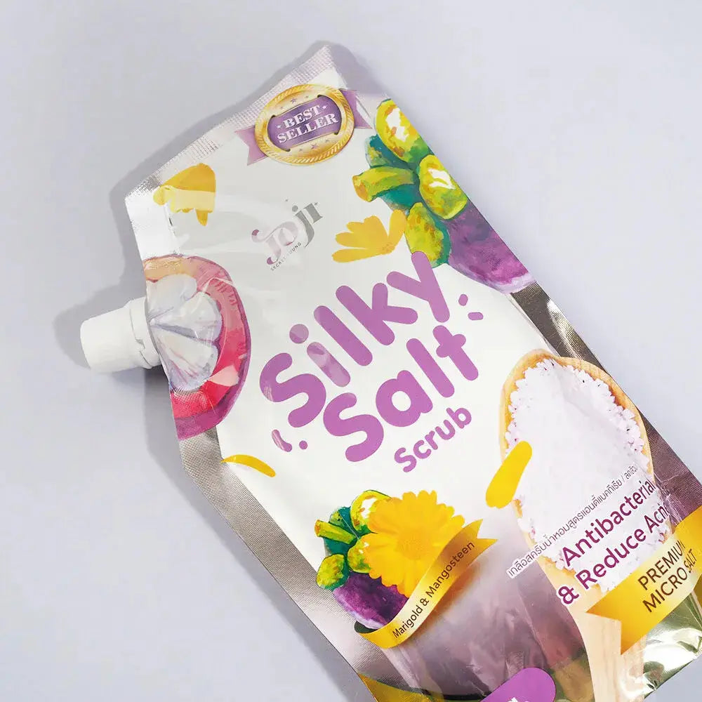 مقشر الملح الحريري من جوجي | بالأذريون والمانجوستين لعلاج حبوب الجسم - 350 جم Goodthings.bkk