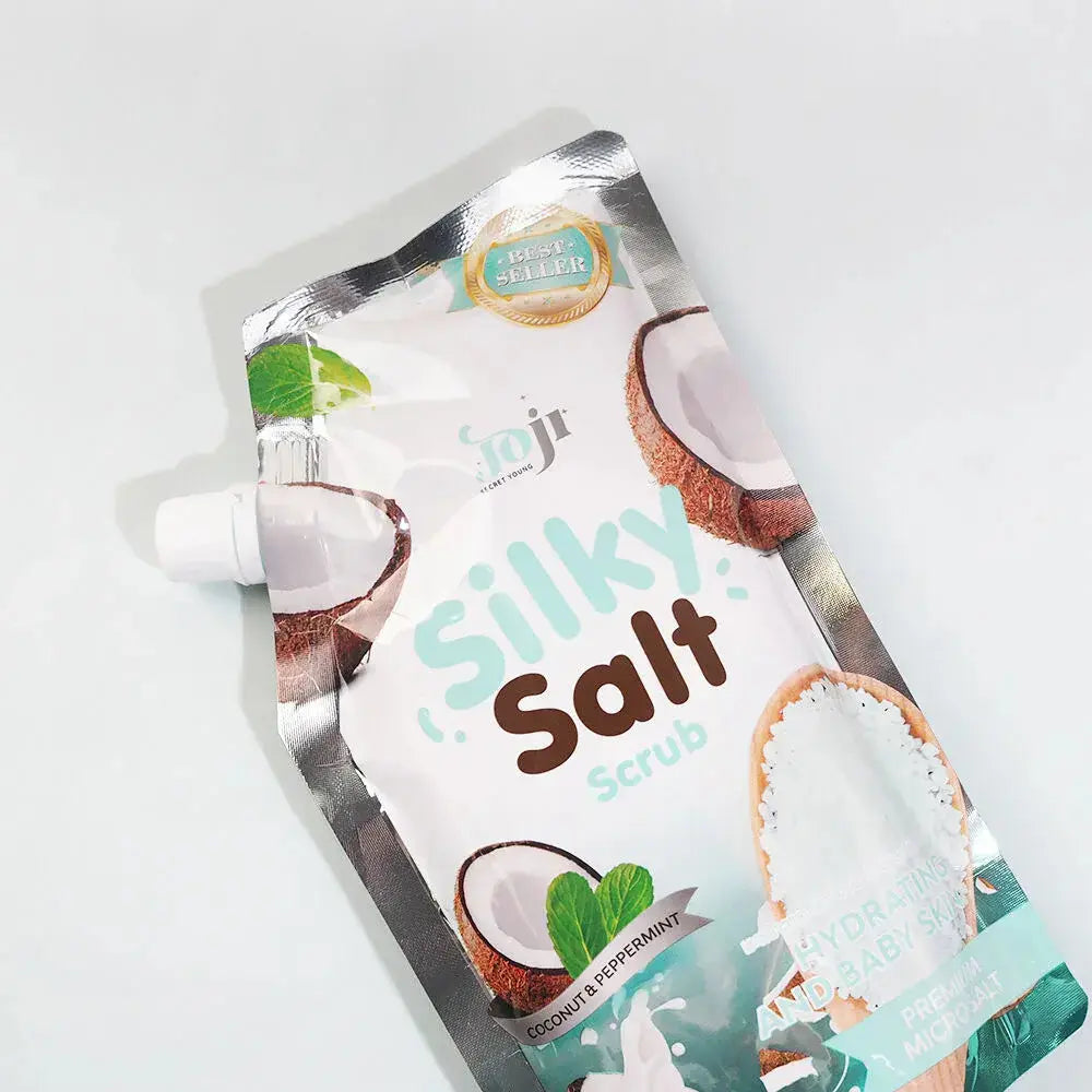 مقشر الملح الحريري من جوجي | بجوز الهند والنعناع لنعومة فائقة - 350 جم Goodthings.bkk