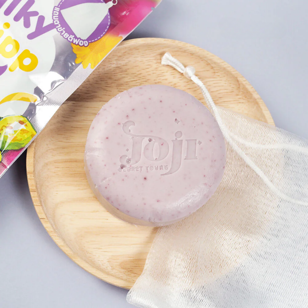 JOJI Secret Young Silky Whipp Bubble Soap Anti-Acne 100g - صابونة جوجي سيكرت يونغ سيلكي ويب الفقاعية لمكافحة حب الشباب 100 جم