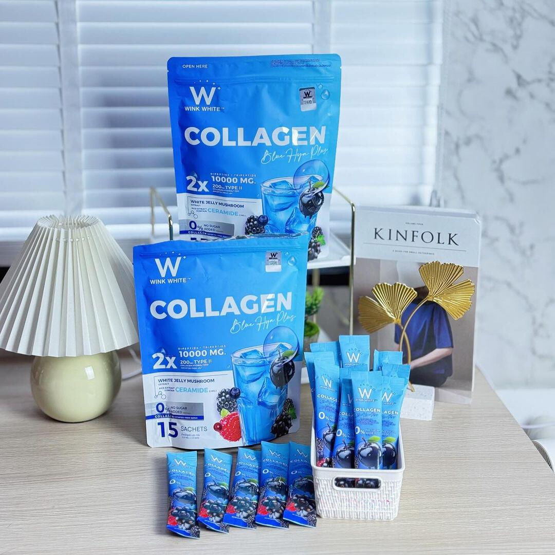 Collagen Blue Hya Plus WINK WHITE / كولاجين بلو هايا بلس من وينك وايت