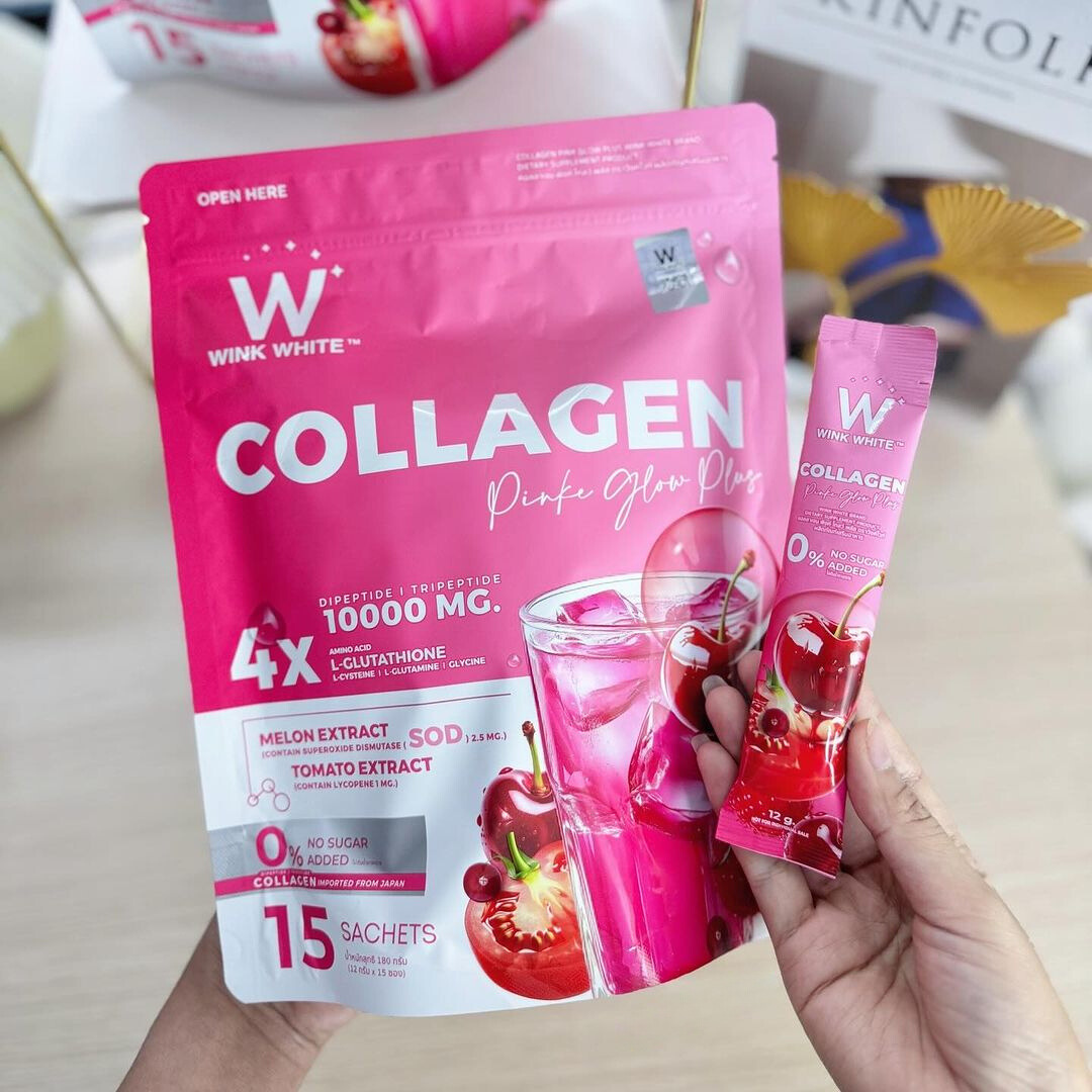 Collagen Pink Glow Plus WINK WHITE / كولاجين بينك جلو بلس من وينك وايت