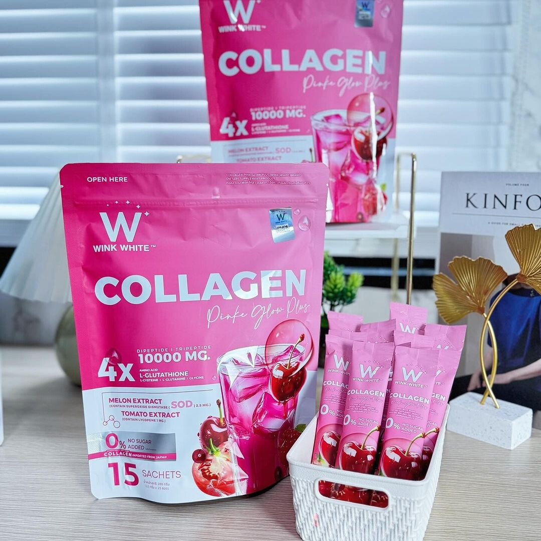 Collagen Pink Glow Plus WINK WHITE / كولاجين بينك جلو بلس من وينك وايت