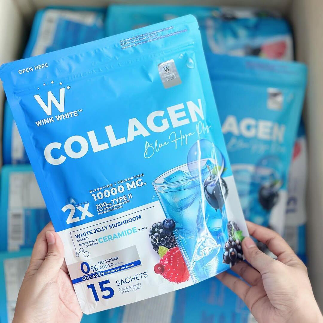 Collagen Blue Hya Plus WINK WHITE / كولاجين بلو هايا بلس من وينك وايت