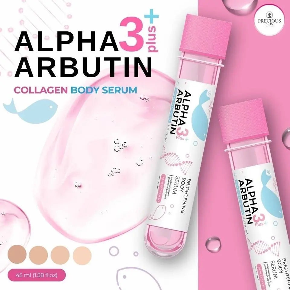 Precious Skin Alpha Arbutin 3 plus Collagen Serum ( Alpha Arbutin Shot ) سيروم الفا اربوتين البياض الوردي المركز Goodthings.bkk