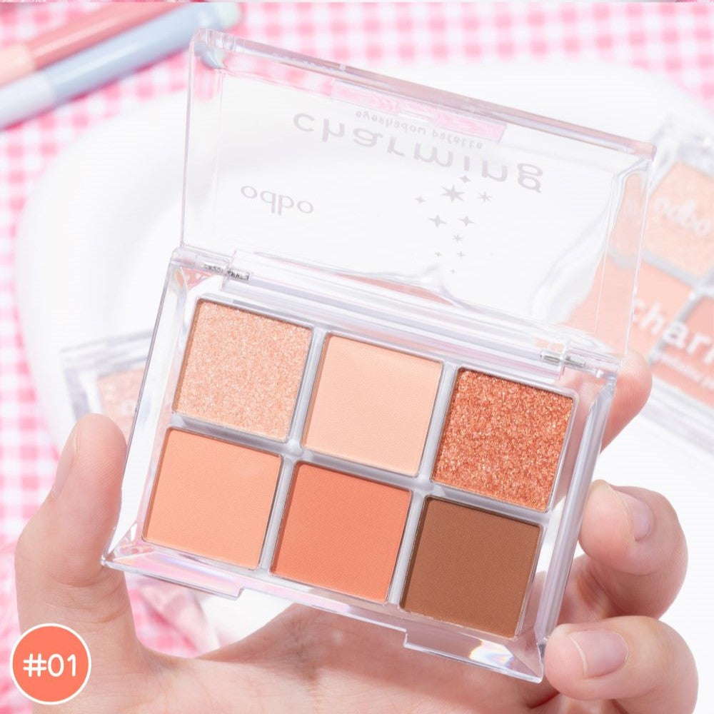 Odbo Charmimg Eyeshadow Palette 5g. 01 Peach Tone