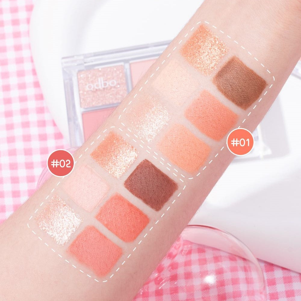 Odbo Charmimg Eyeshadow Palette 5g. 02 Pink Tone