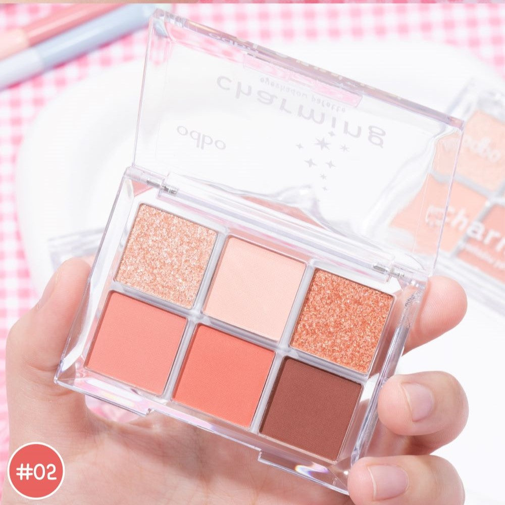 Odbo Charmimg Eyeshadow Palette 5g. 02 Pink tone