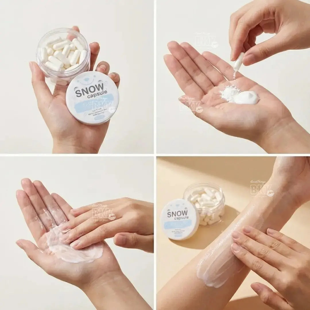 SNOW Capsule | كبسولات سنو - بودرة الجلوتاثيون المركزة لتبييض الجسم (30 كبسولة) Goodthings.bkk