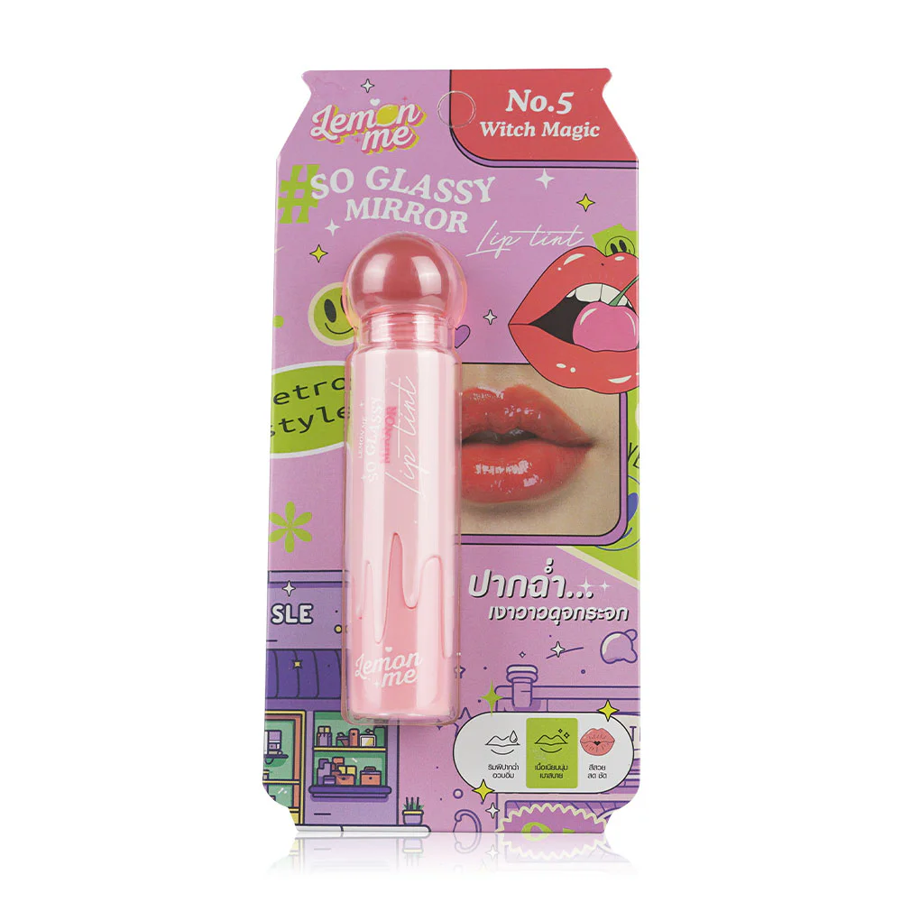 Lemon Me So Glassy Mirror Lip Tint 3.20g - ليمون مي سو غلاسي ميرور تينت للشفاه - 3.20 جرام