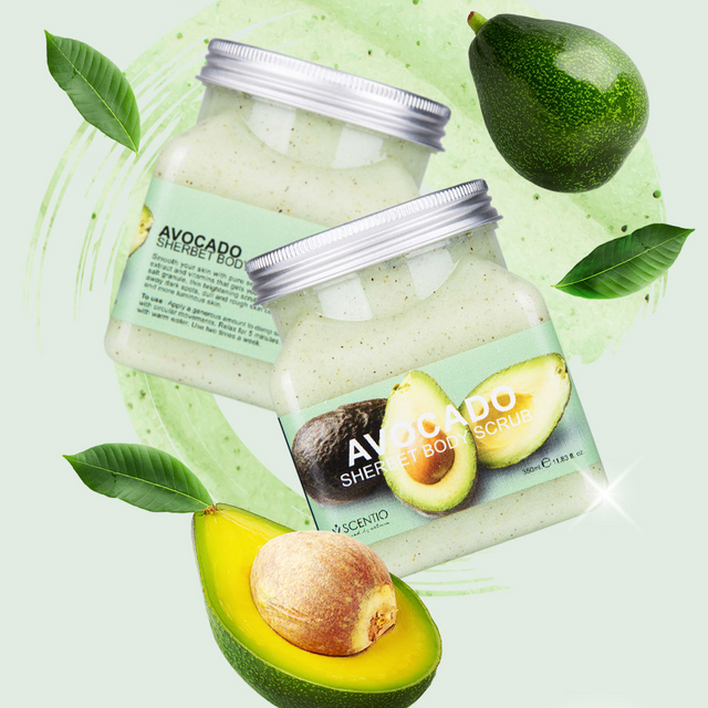 Avocado Brightening Sherbet Scrub - مقشر الأفوكادو للتفتيح البشره