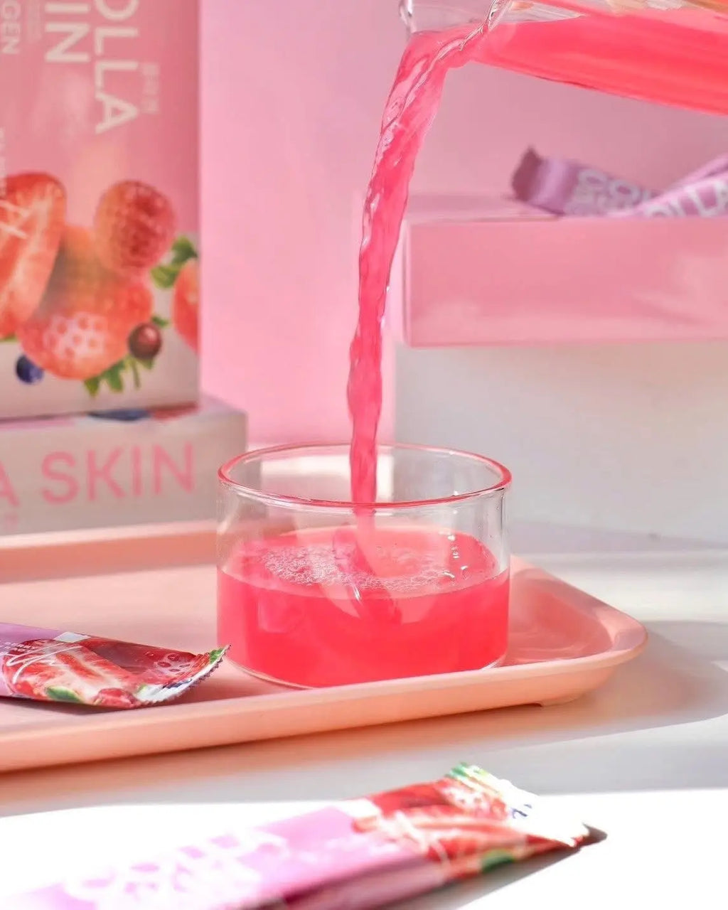 كولاجين كولا سكين: مشروب الإشراقة الكوري الفائق (تريبتيد + غلوتاثيون) Goodthings.bkk