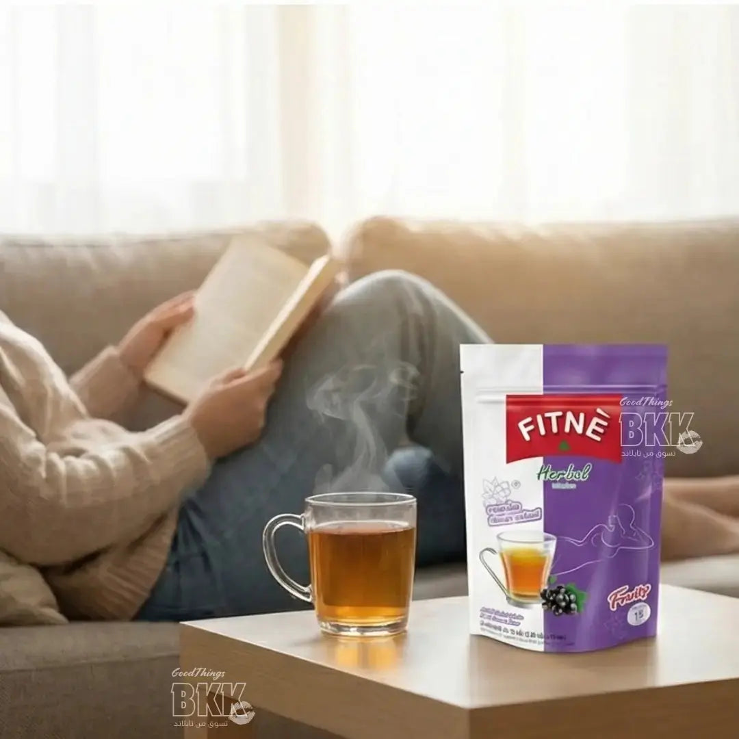 FITNE' Tea | شاي فيتني العشبي بنكهة الكشمش الأسود - ملين طبيعي ومحسن للهضم (15 كيس) Goodthings.bkk