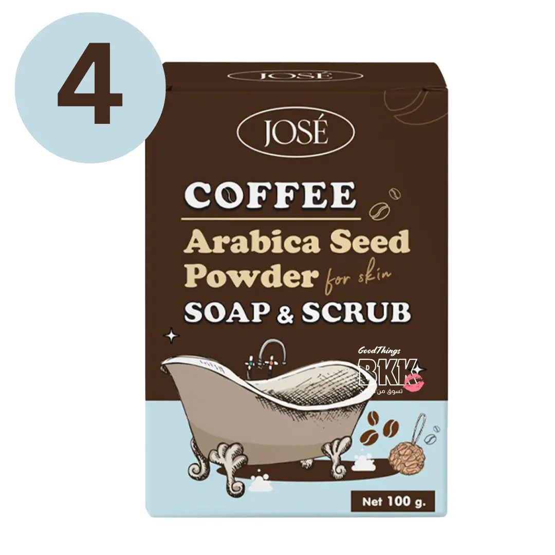 صابون وسكراب جوزيه برائحة القهوة – 100 جم - Goodthings.bkk