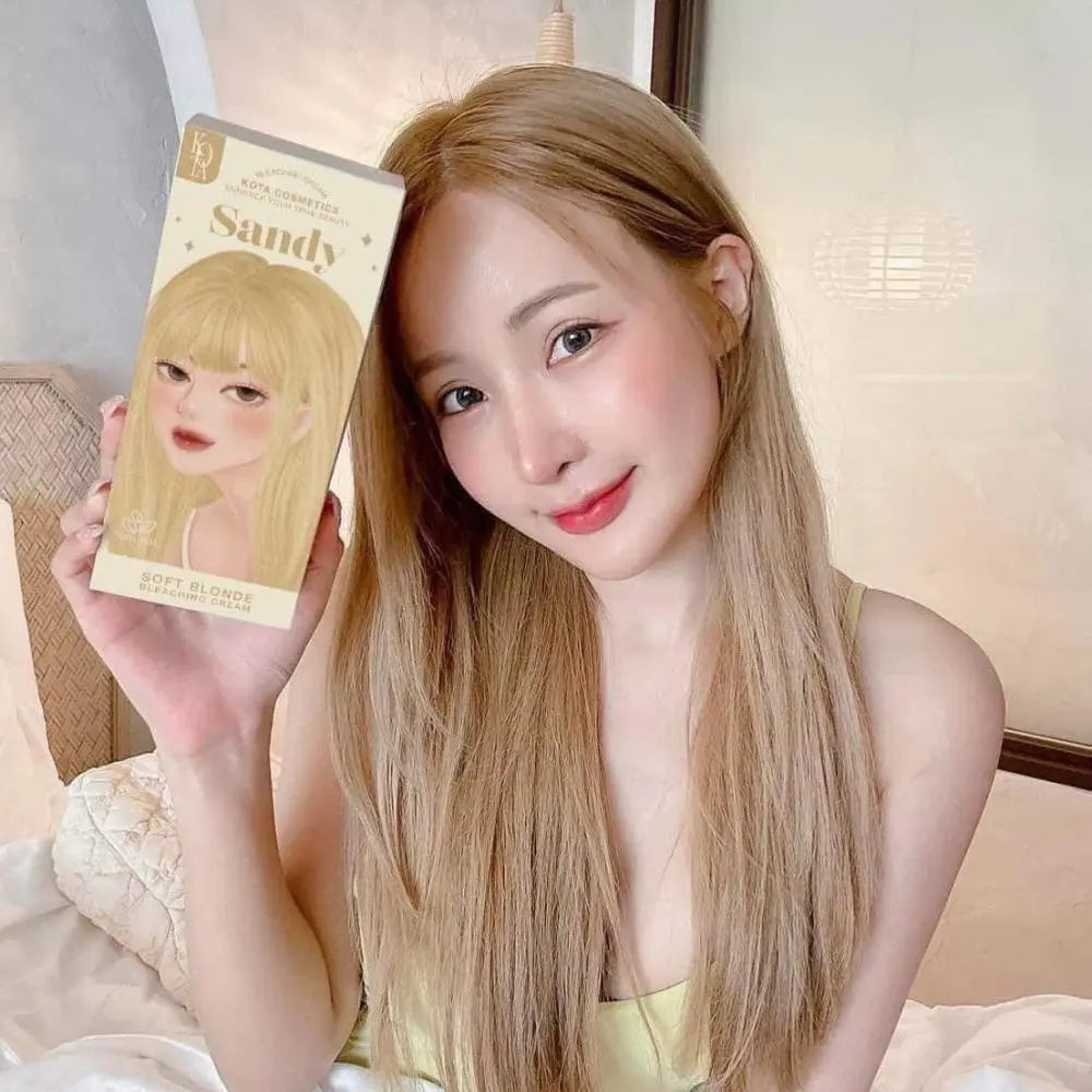 kota cosmetics sandy صبغة شعر بمستخلصات طبيعية اشقر Goodthings.bkk