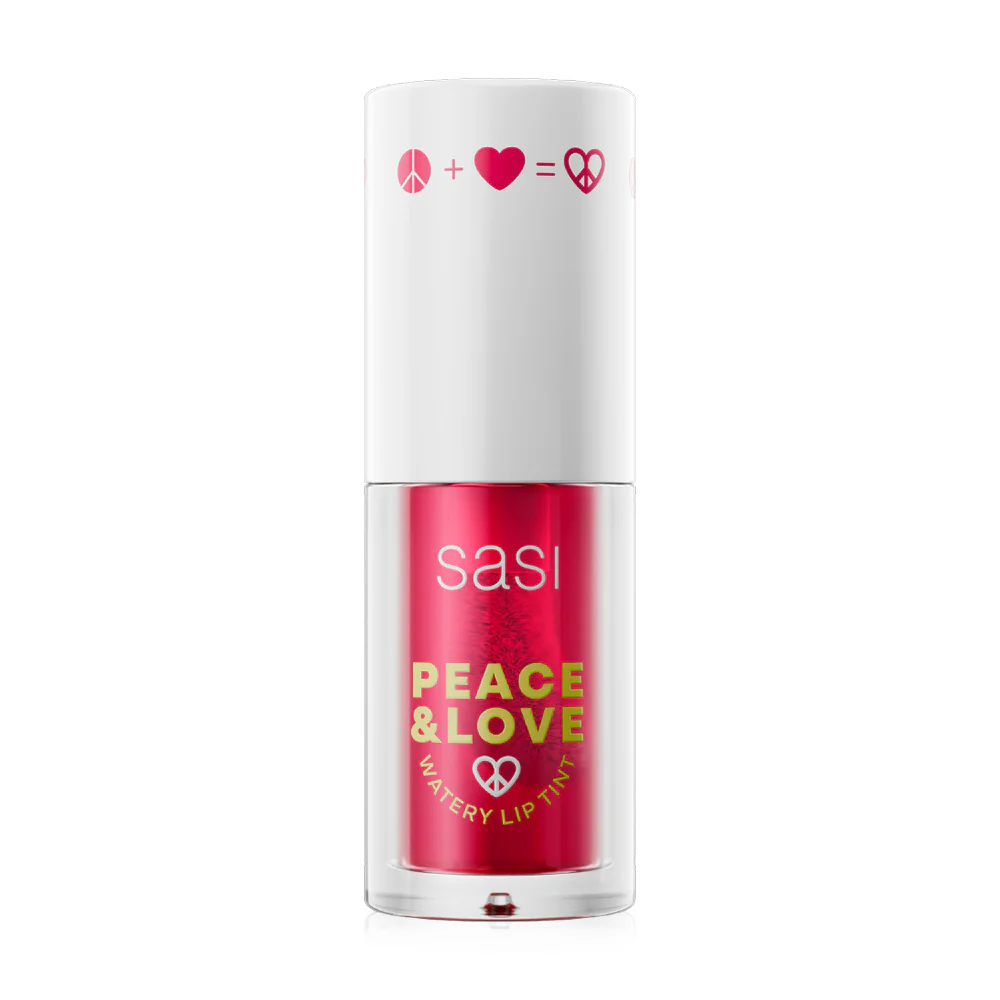 SASI Peace & Love Watery Lip Tint 5g -  تينت الشفاه المائي ساسى بيـس آند لوف 5 جرام