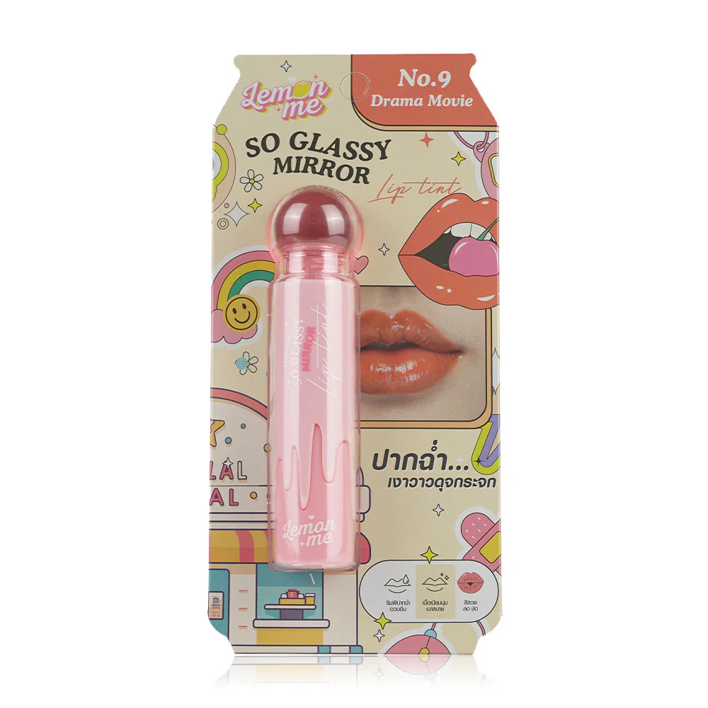 Lemon Me So Glassy Mirror Lip Tint 3.20g - ليمون مي سو غلاسي ميرور تينت للشفاه - 3.20 جرام