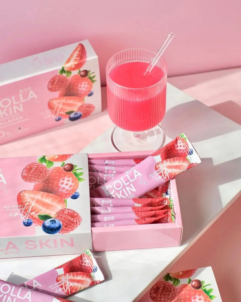 كولاجين كولا سكين: مشروب الإشراقة الكوري الفائق (تريبتيد + غلوتاثيون) Goodthings.bkk