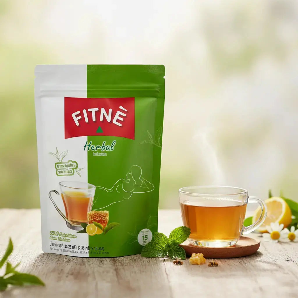 شاي أعشاب فيتني بنكهة الشاي الأخضر | ملين طبيعي للتنحيف والديتوكس - 15 كيس Goodthings.bkk