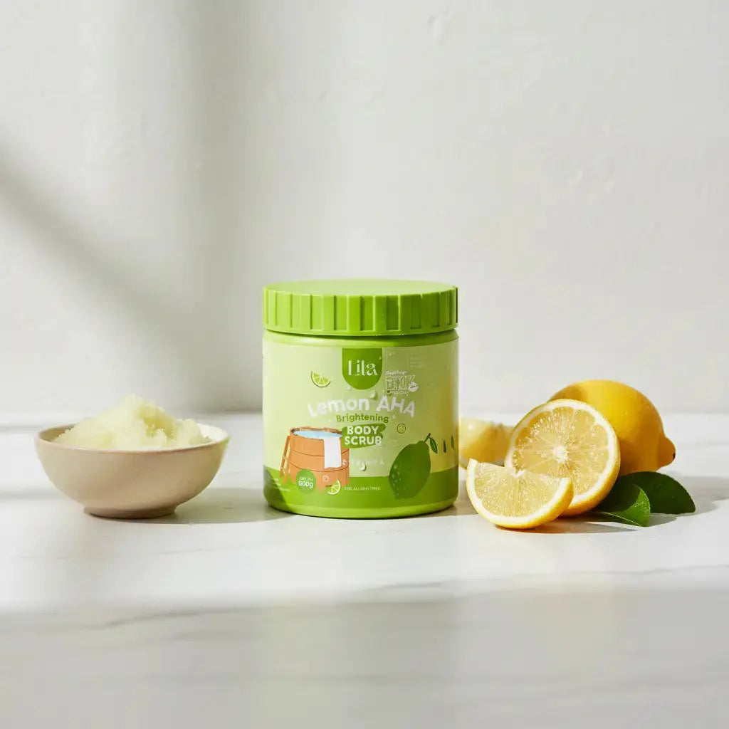 مقشر ليتا العلاجي بالليمون وأحماض الفواكه| لتفتيح وتجديد بشرة الجسم - 500 جم Goodthings.bkk