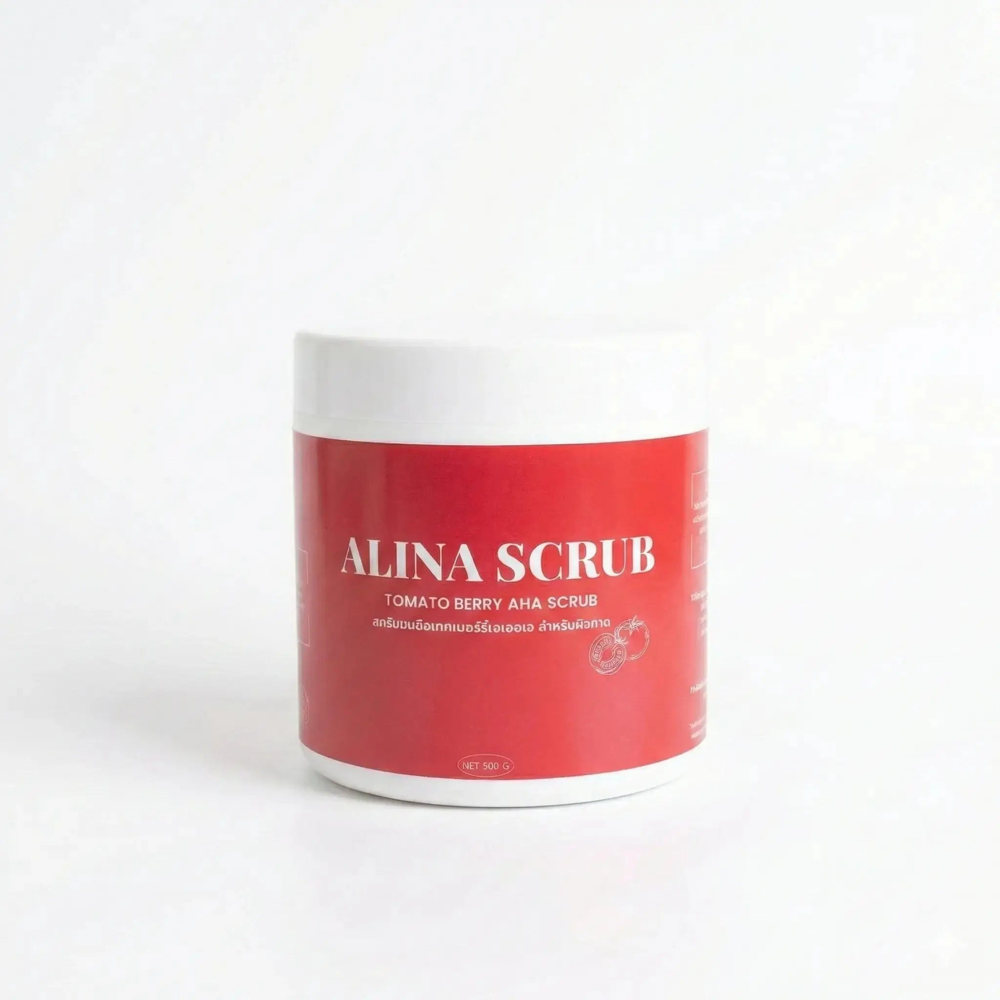 مقشر إيلينا بالطماطم والتوت وأحماض AHA | لتفتيح الجسم وتوريده Goodthings.bkk