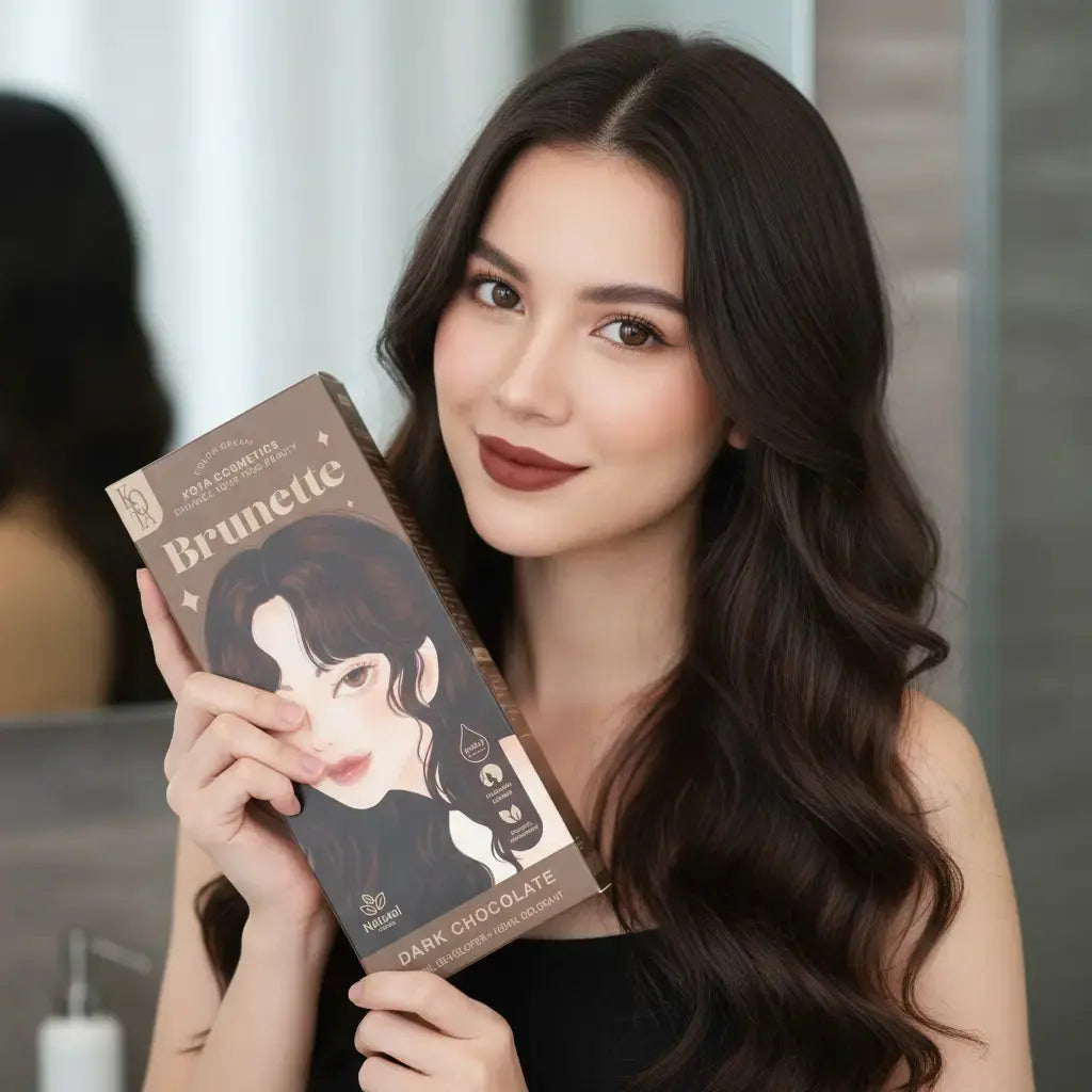 Brunette - Dark Chocolate صبغة شعر كوتا كوزمتكس | لون بني غامق تركيبة عضوية Goodthings.bkk