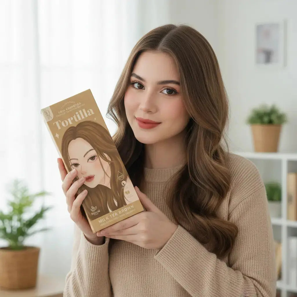 Tortilla - Milk Tea Brown صبغة شعر كوتا كوزمتكس | لون بني شاي حليب تركيبة عضوية Goodthings.bkk