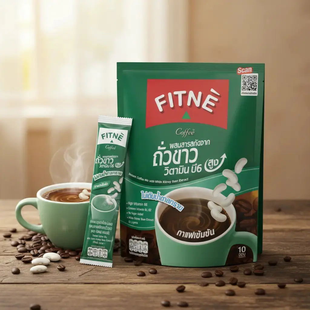 قهوة فيتني بمستخلص الفاصوليا البيضاء واللايسين | لدعم الحرق والرشاقة - 10 أظرف Goodthings.bkk