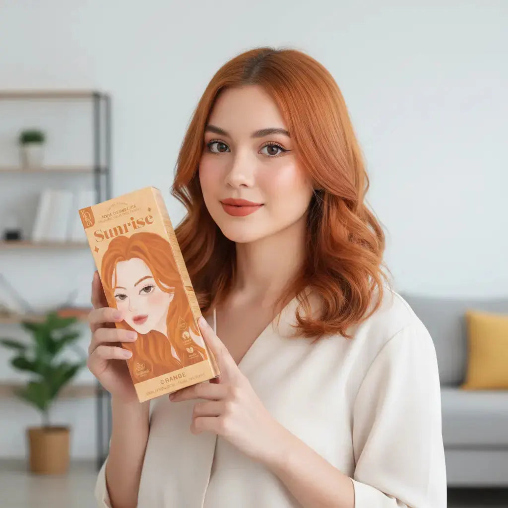 Sunrise - Orange صبغة شعر كوتا كوزمتكس | لون برتقالي تركيبة عضوية Goodthings.bkk