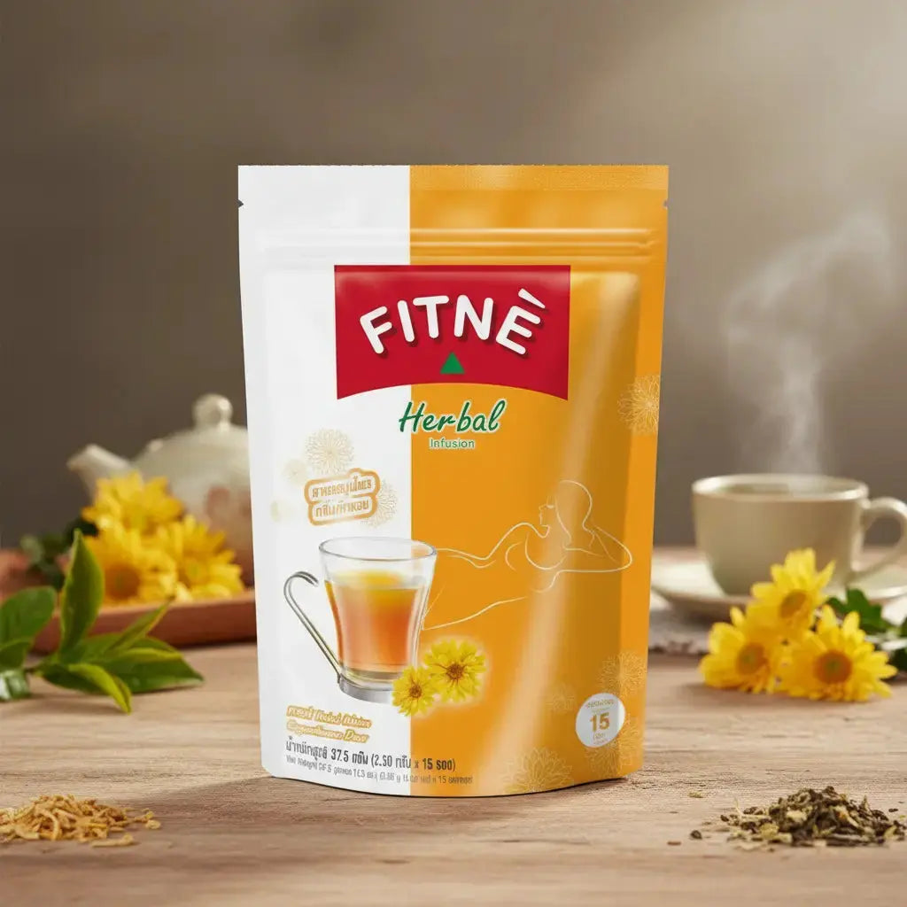 شاي أعشاب فيتني بنكهة الأقحوان | ملين طبيعي ومريح للمعدة - 15 كيس Goodthings.bkk