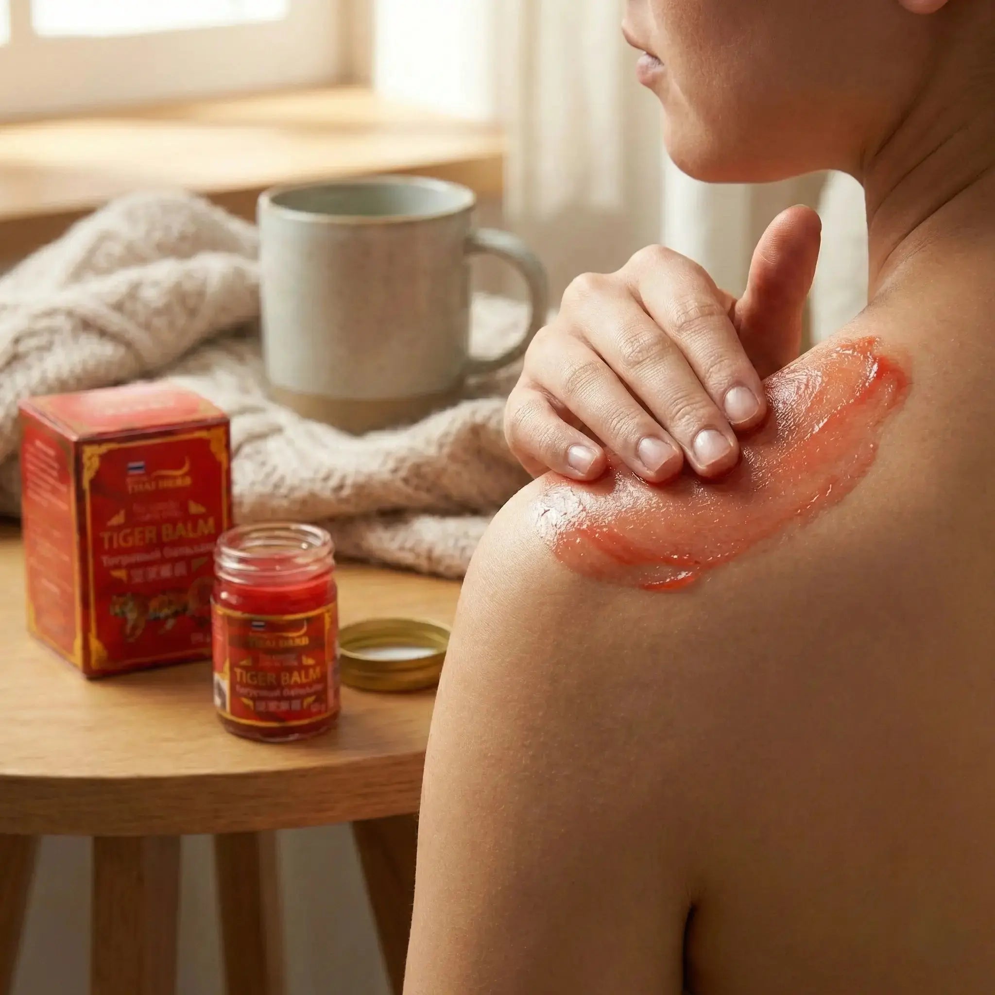 (Royal Thai Herb)  مرهم الأحمر التايلاندي من رويال تاي هيرب  | مسكن حراري قوي لآلام العضلات والمفاصل - 50 جم Goodthings.bkk