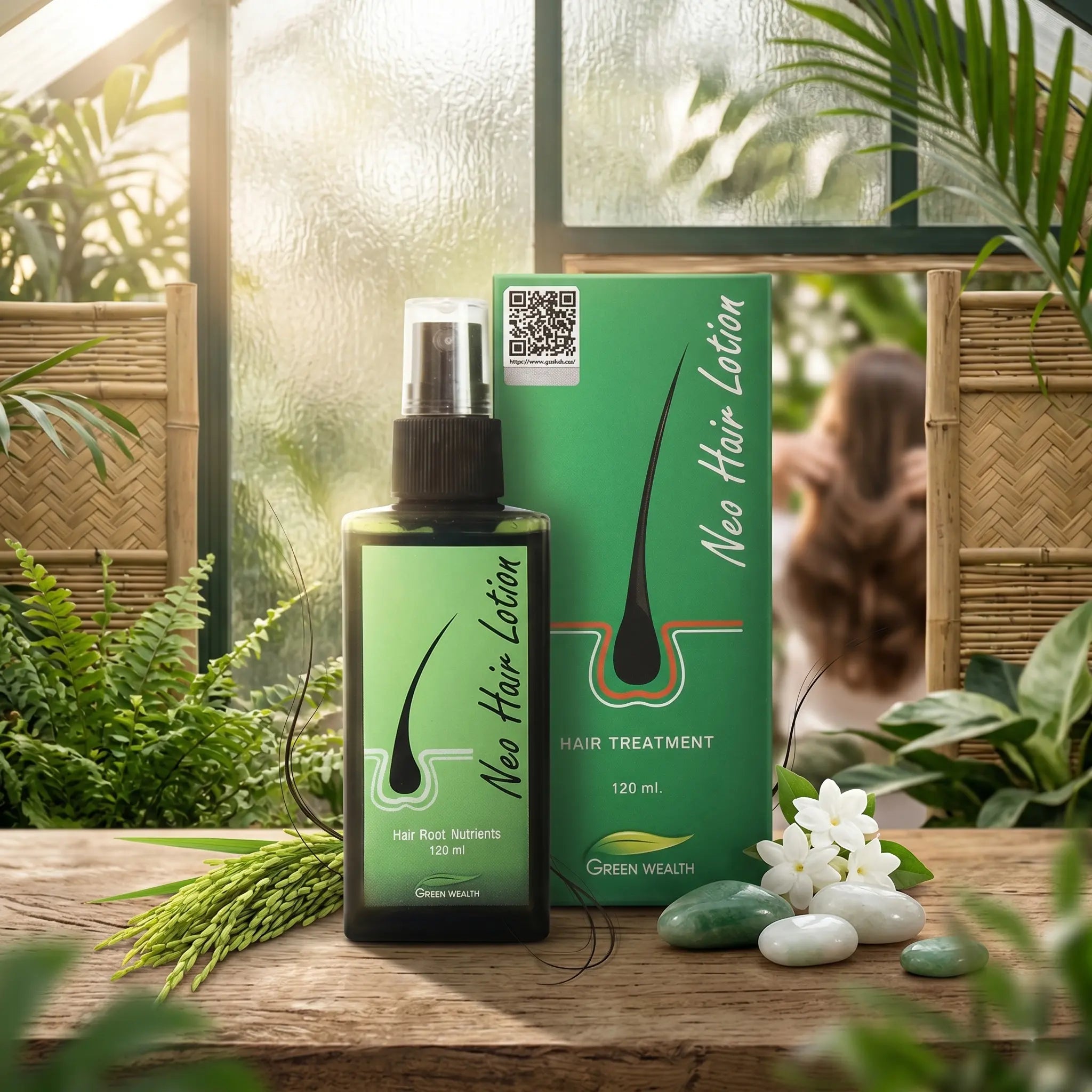 (Neo Hair Lotion) لوشن نيو هير الأصلي لعلاج تساقط الشعر | بخاخ تايلاندي مكثف - 120 مل Goodthings.bkk